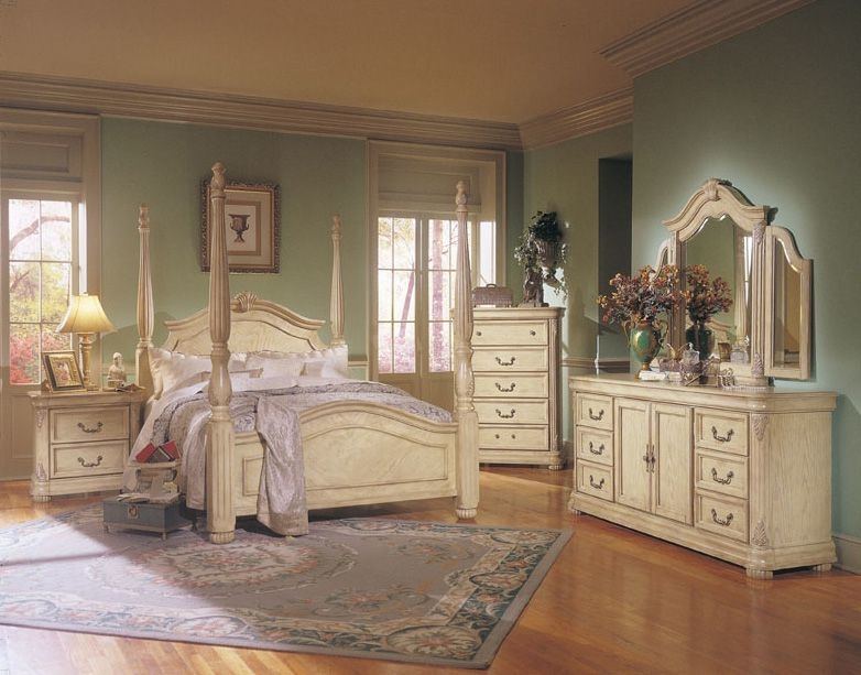 B1630 Stanley Antique White Marble Bedroom