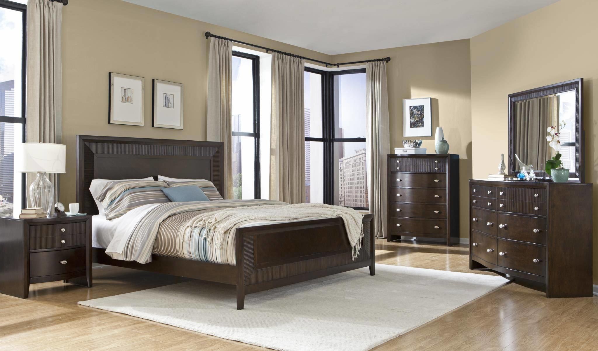 Adorable Espresso Colored Bedroom Furniture Brown Coloured Grace Set Finish Licious Ure Paint In Colors P Home Design Ideas Inspired Living Enchanting Room