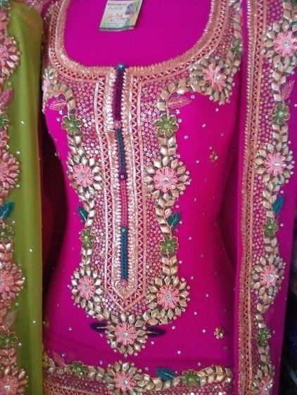Hand Embroidery Applique Work /Applique Work Summer Dress Designs 2018  | by The Beauty Writer