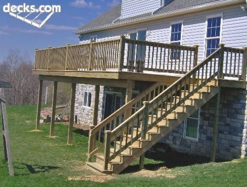 two story deck how to build a second story deck two story deck plans best  backyard