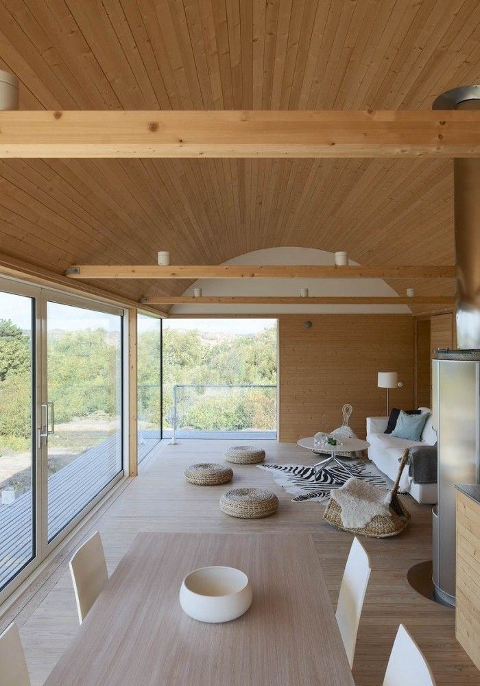 In general, such a relaxing and cozy design of a wooden  house!