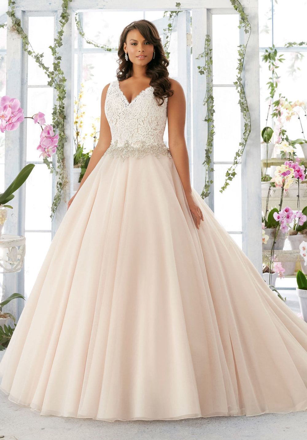 Whether you are looking for something fitted and sexy or a romantic  ballgown, we have something for every bride, regardless of her size