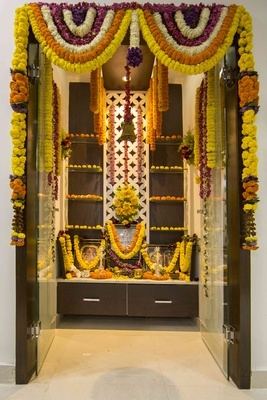 Our special Modular Pooja Room is a room or shelf, which is used to house  the image of god