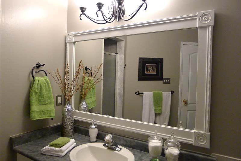 double vanity mirror vanities ideas mirrors for bathroom bath white framed