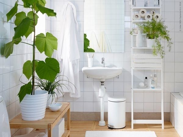 Be creative and find ways to bring nature into the bathroom