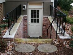 exterior outside basement entrance