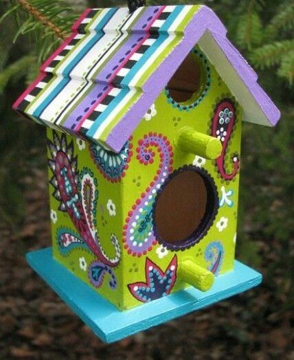 wooden birdhouses to paint