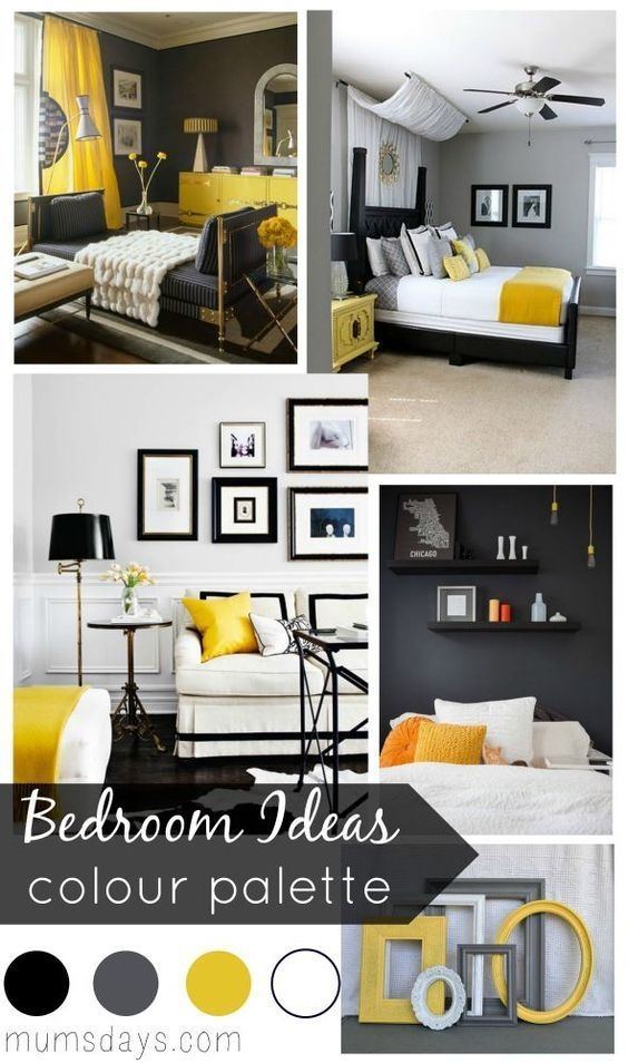 yellow grey black bedroom view in gallery gray and yellow bedroom with  vintage black and white