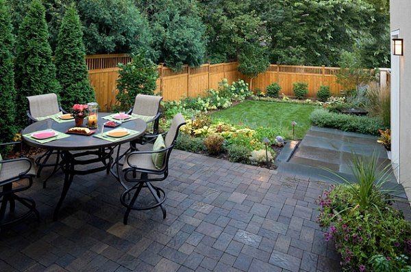Backyard Patio Ideas for Small Spaces On a Budget : Backyard Patio Ideas On A Budget With Best Landscape | Mother Earth in 2019 | Small backyard design,