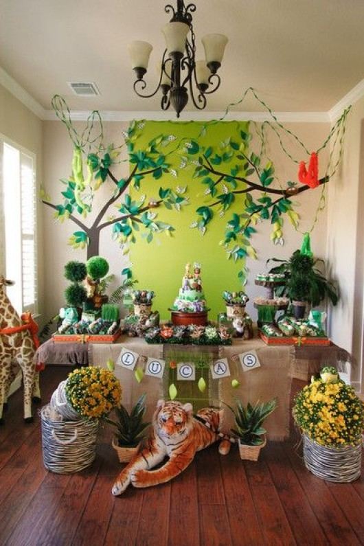 Baby Shower Decoration Ideas Jungle Theme