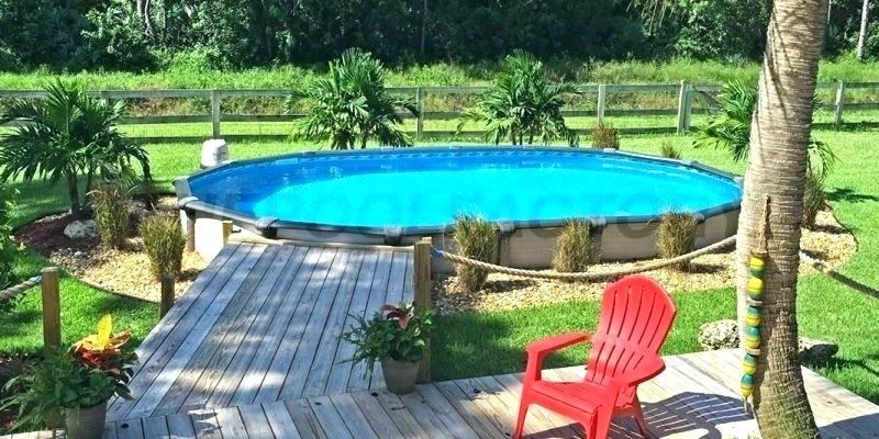 Landscaping Swimming Pool Design Ideas Above Ground Swimming Pool With