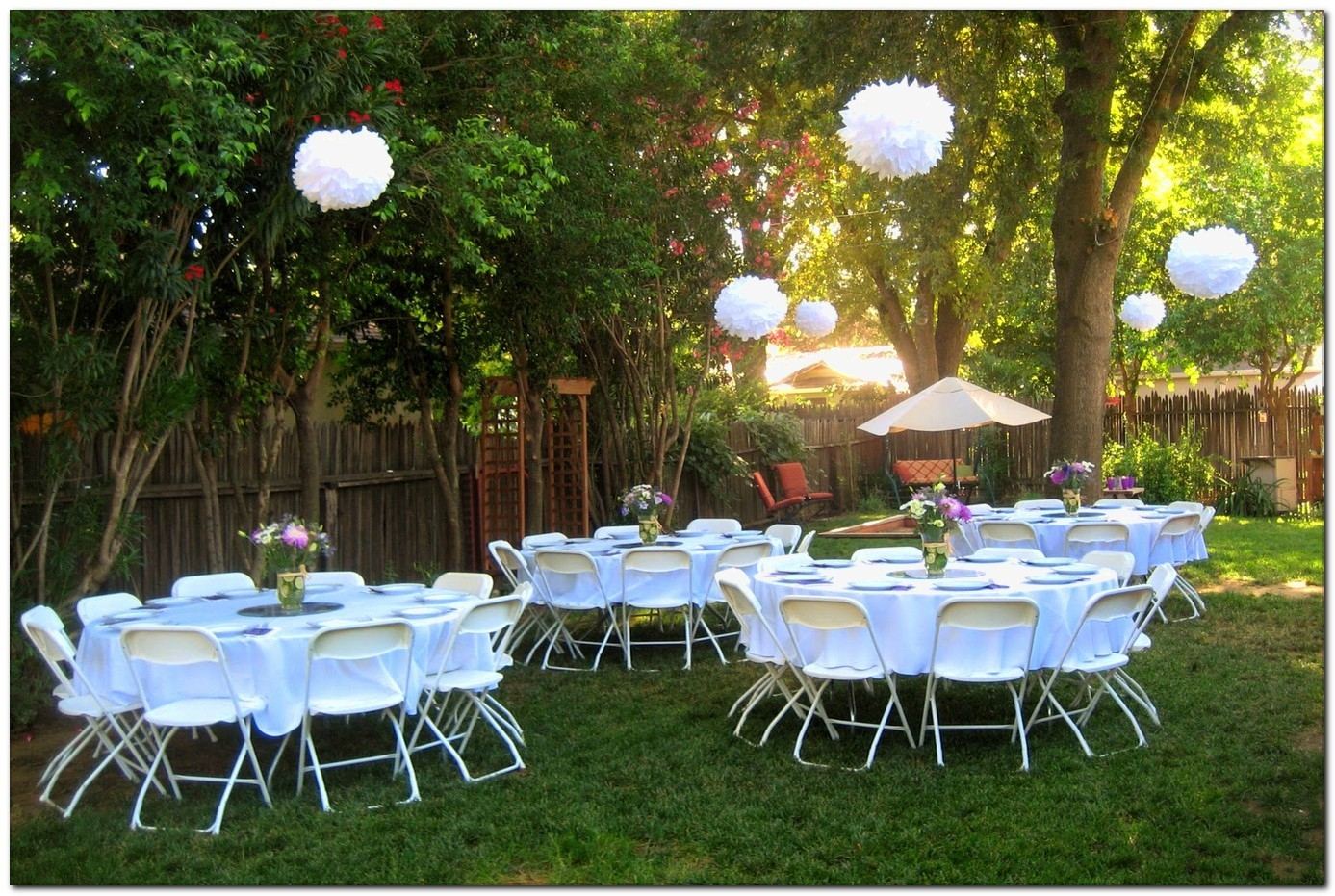 backyard graduation party decorating ideas