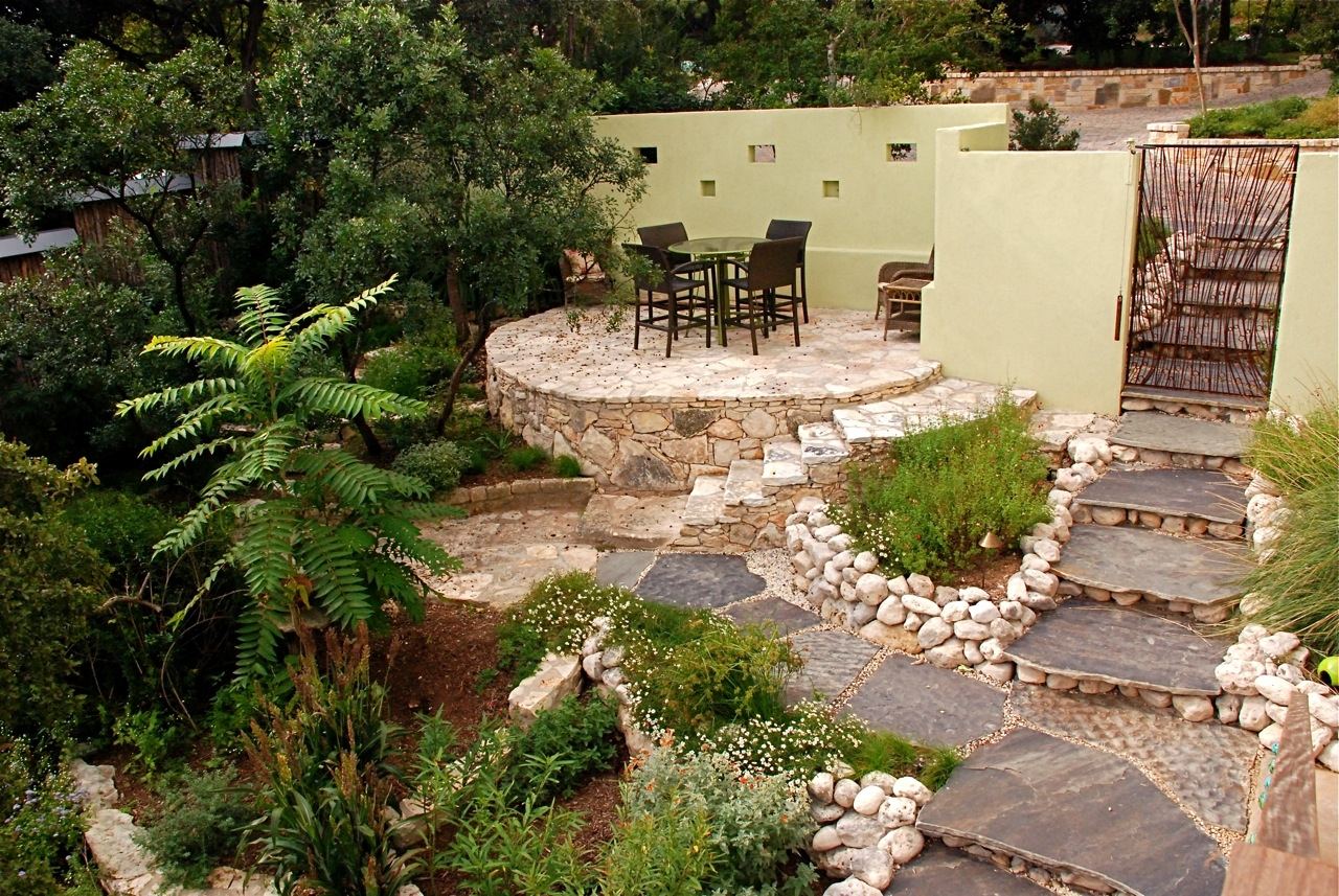 Don't want to pay for all those patio pavers? Not a problem