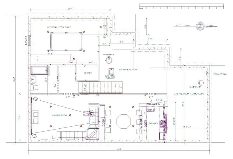 Ideas, Ideas, Ideas…that you will turn into your new awesome living space!  But…before you can build anything, you need to Design your new finished  basement