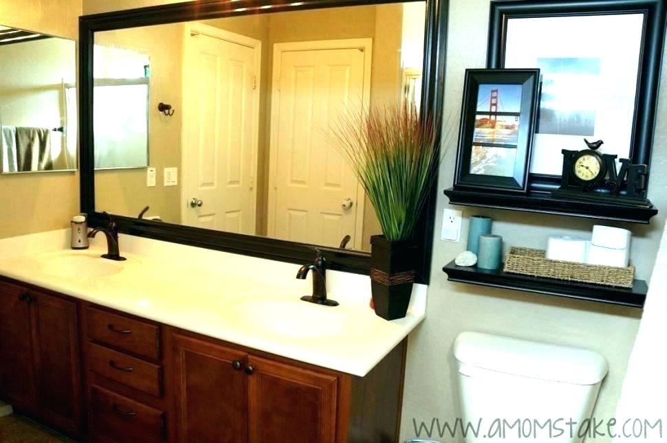 bathroom mirror frame ideas unique framed mirrors decorating beautiful  framing for diy decorative