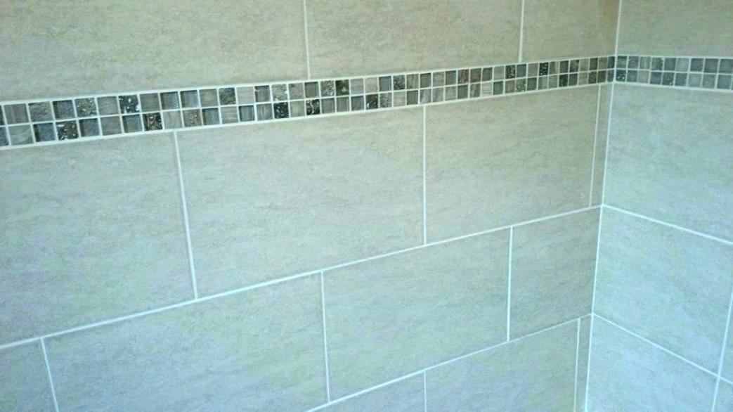 glass tile border white subway pencil tiles liner trim wall interior ideas  accent decorative borders grey