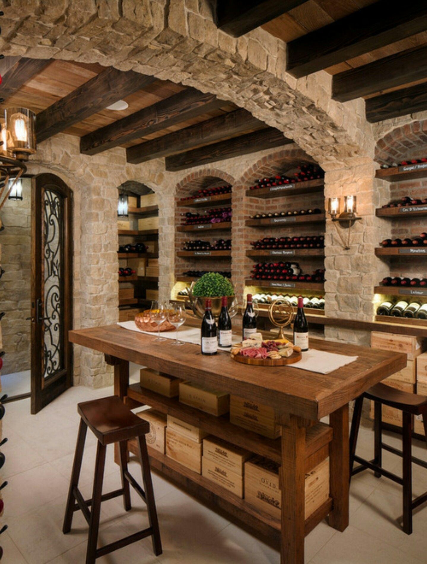 basement wine cellar  ideas
