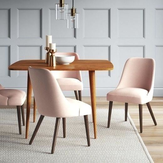 pink dining chairs