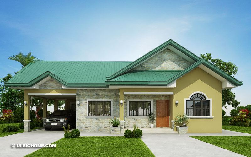 new bungalow house plans mediterranean design medium size single story  bedroom mediterraneanpinoy