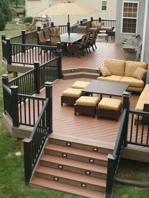 backyard deck ideas ground level ground level deck ideas two level deck two level  backyard deck