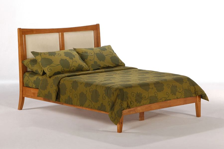 com: Night & Day Furniture Solstice Bed, P Series, Queen, Medium Oak  Finish: Kitchen & Dining