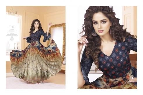 CHENAB VOL 4 BY SWAGAT GOWN DESIGNER WEDDING COLLECTION SUITS COLORFUL  FANCY BEAUTIFUL STYLISH PARTY WEAR & OCCASIONAL WEAR GEORGETTE EMBROIDERED  DRESSES AT