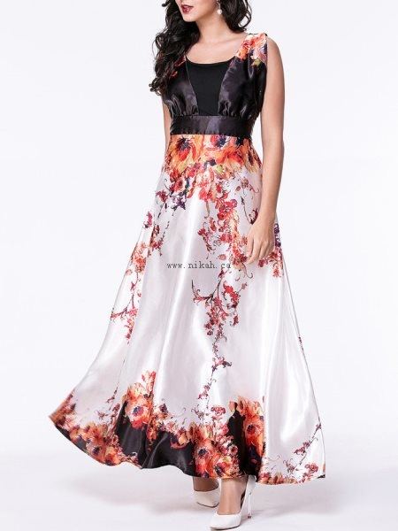 Women Printed Maxi Dress