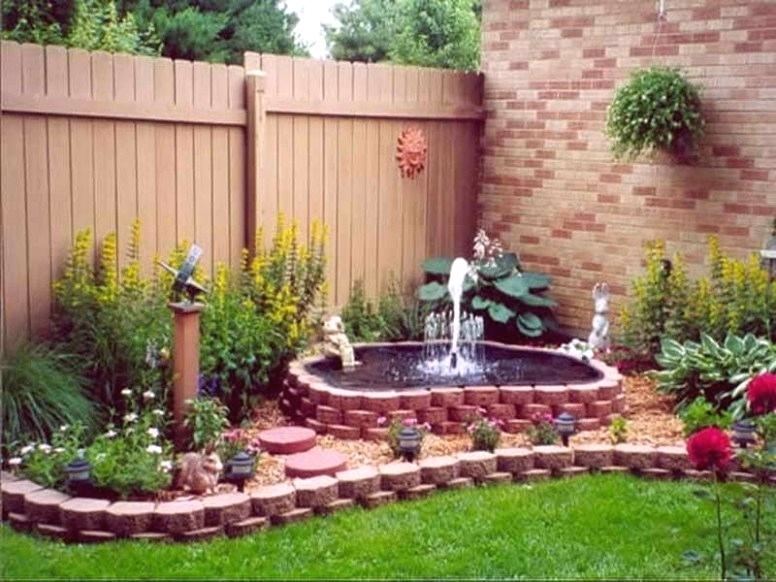a garden fountain in the front  of residence yard water feature landscaping ideas best outdoor fountains