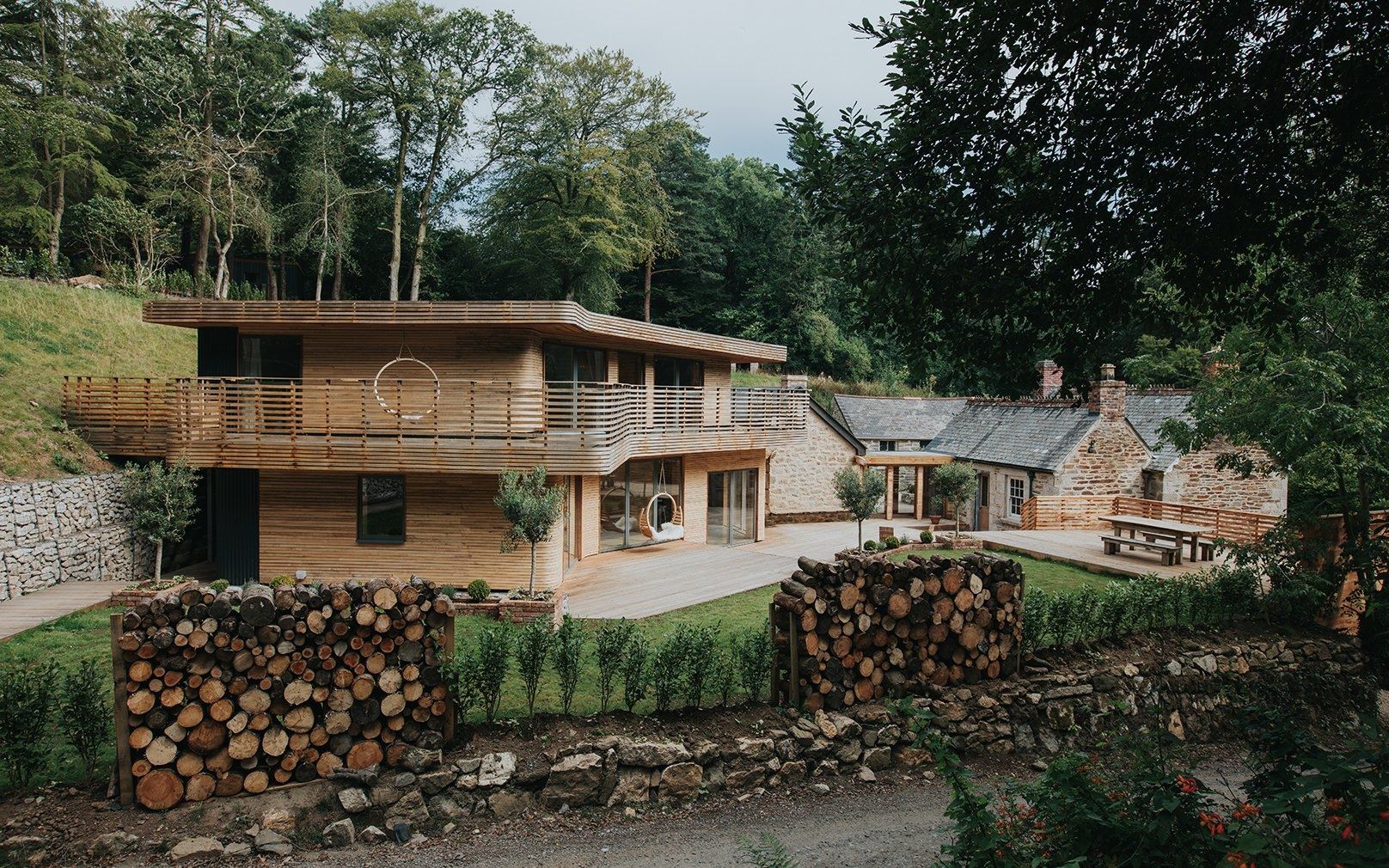 Beautifully renovated: the Gamekeeper's Lodge looks in keeping with the  steam bent home