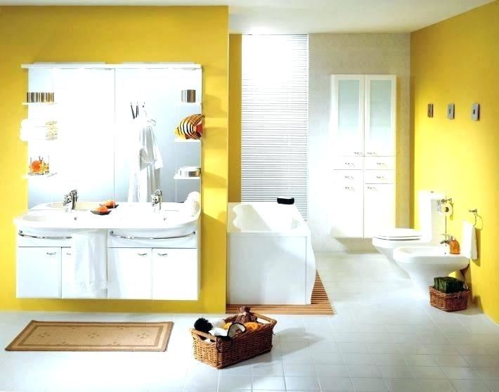 yellow and gray bathroom  ideas