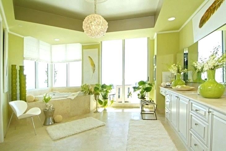 small yellow bathroom