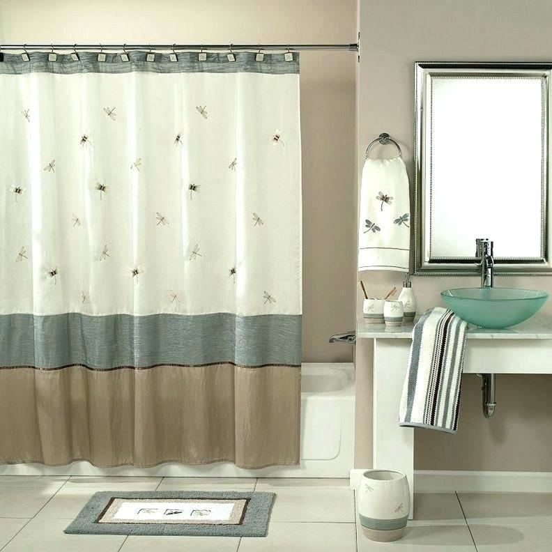 Marvelous Luxury Bathroom Ideas Including Purple Bathroom Shower Curtains  As Well As Grey Bathroom Wall Decoration Together With Black Wooden  Nightstand