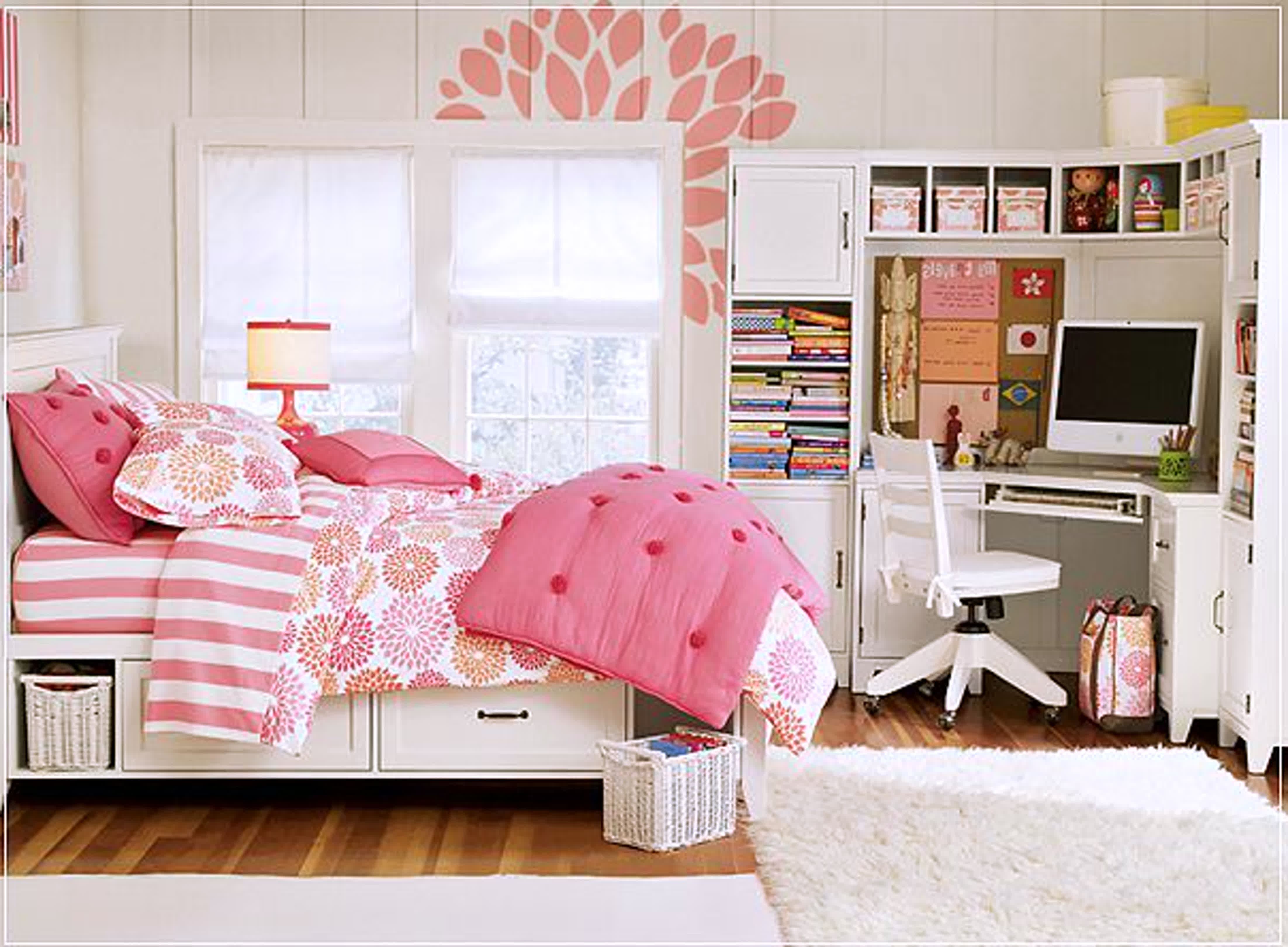 Teen Girl Bedroom Design with Black Furniture, Black And White Teen Bedroom Bedroom In 2019