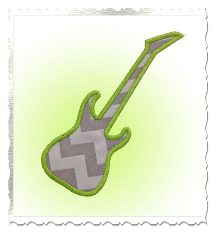 Guitar #9, Stitches: 12265, Size: 6