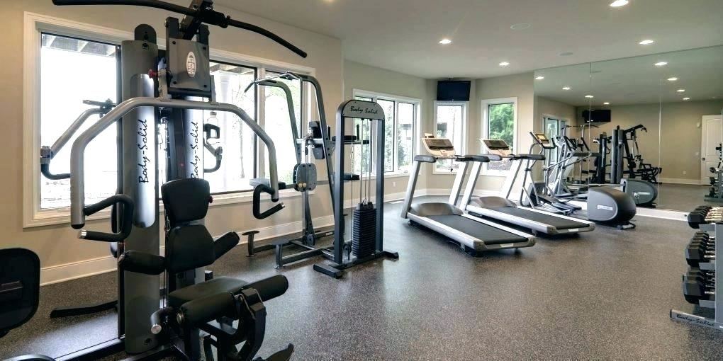 A finished basement is a great place for a home gym