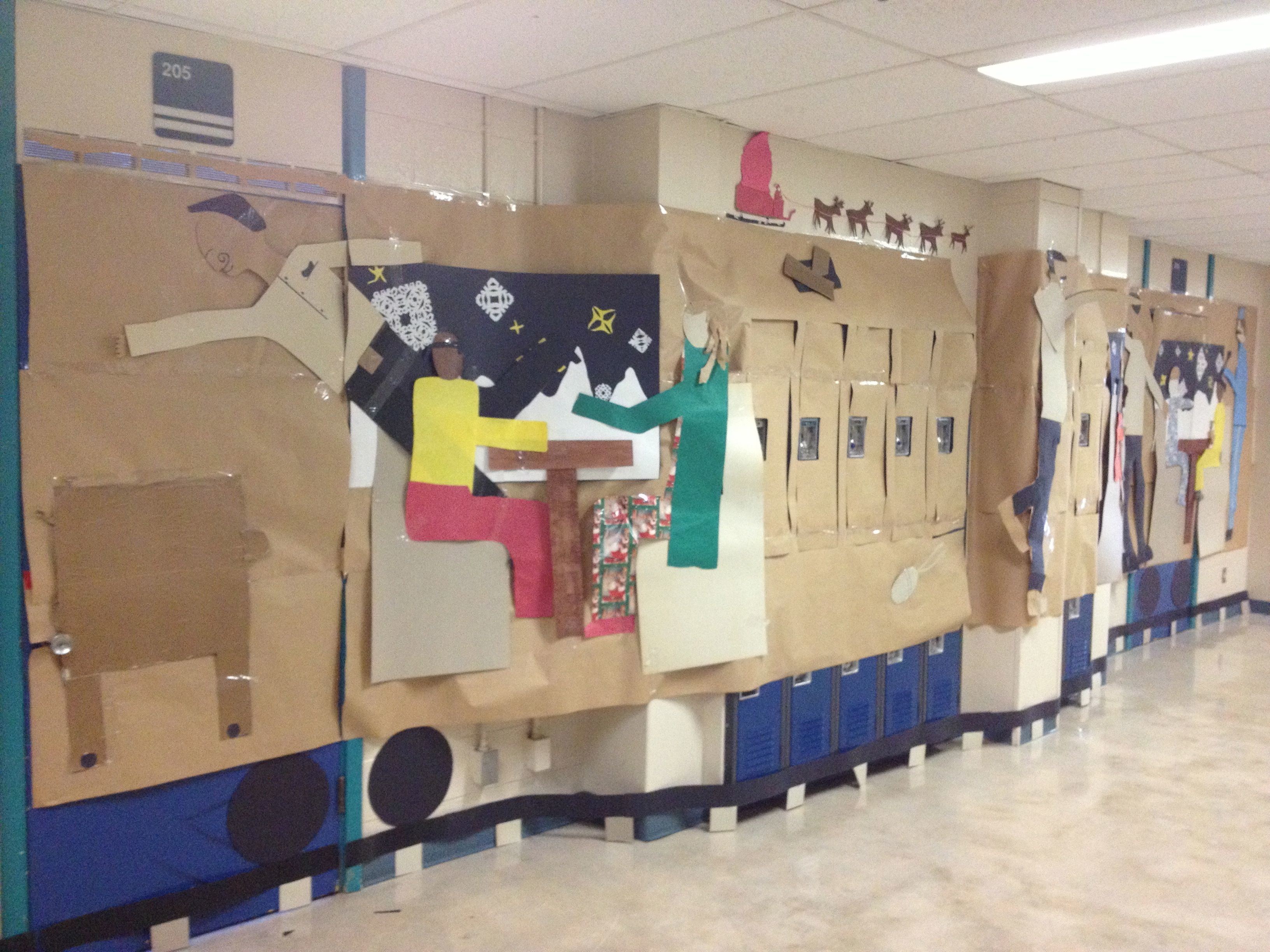 image number 19 of polar express door decorating