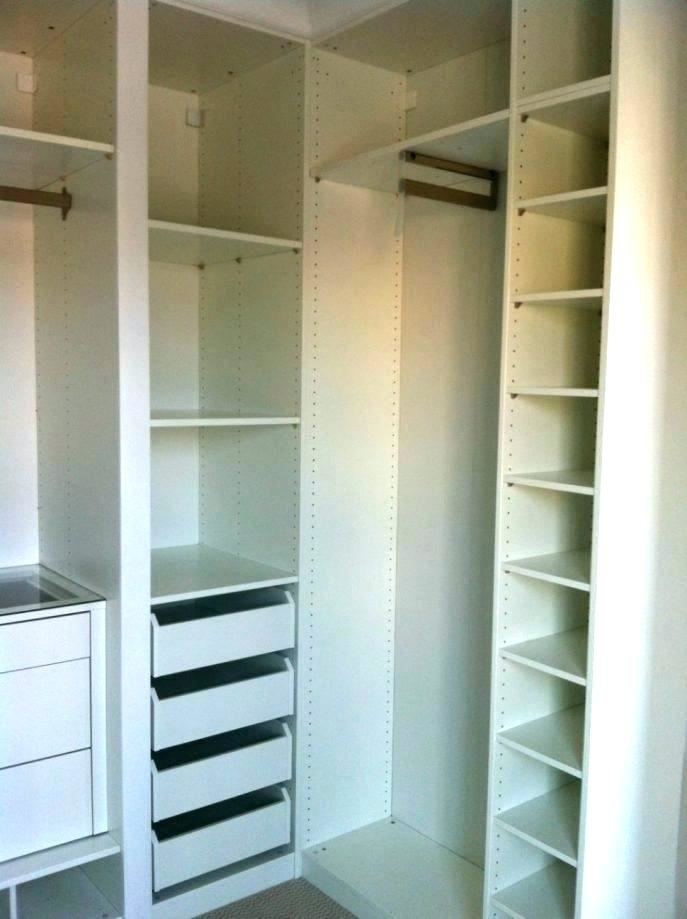 odd shaped closet organizers small organizer walk in organization l cube  shelving systems gallery u design
