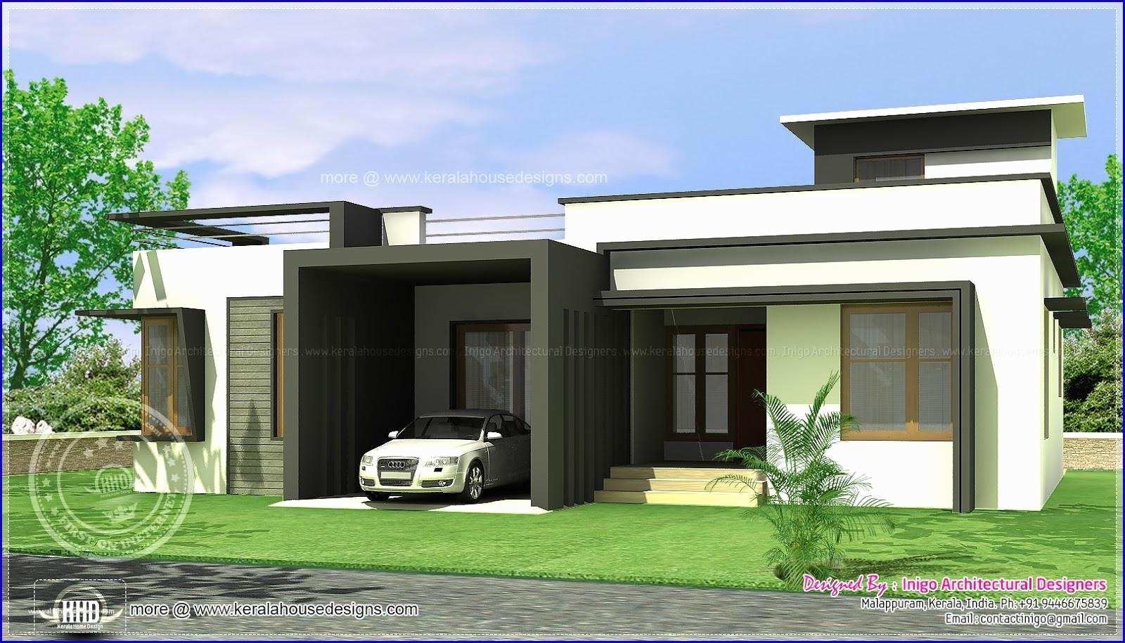 Full Size of Single Storey Contemporary House Designs In Kerala Modern Plans  Fashion Trends Design Ideas