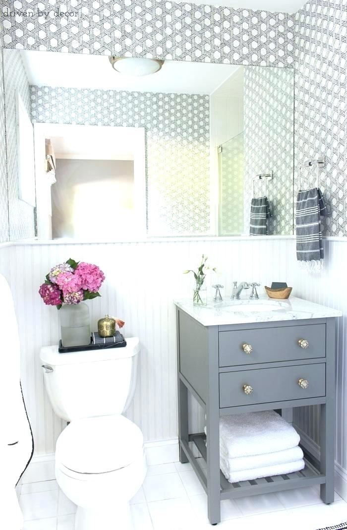 Small bathrooms can be a design and  decorating