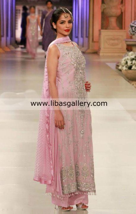 Pakistani fashion 2012 stylish party wear dresses designs