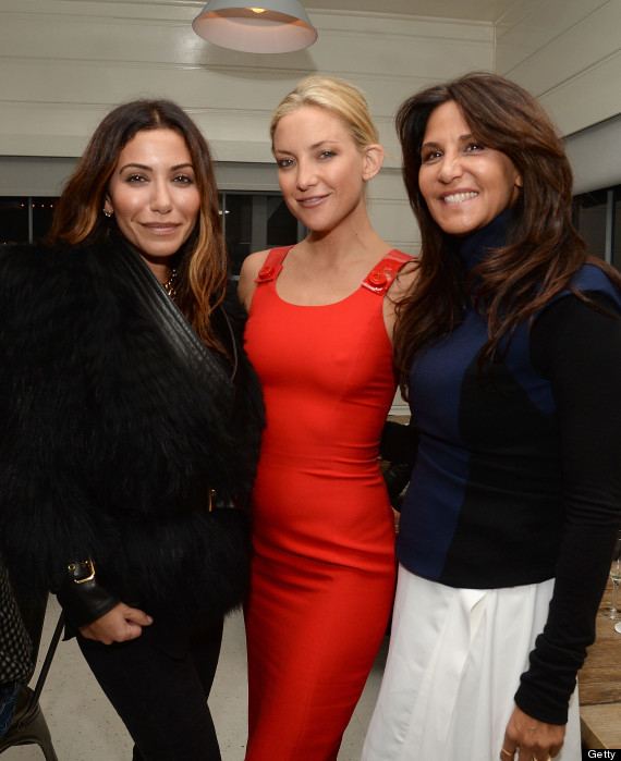 Kate Hudson with women designer