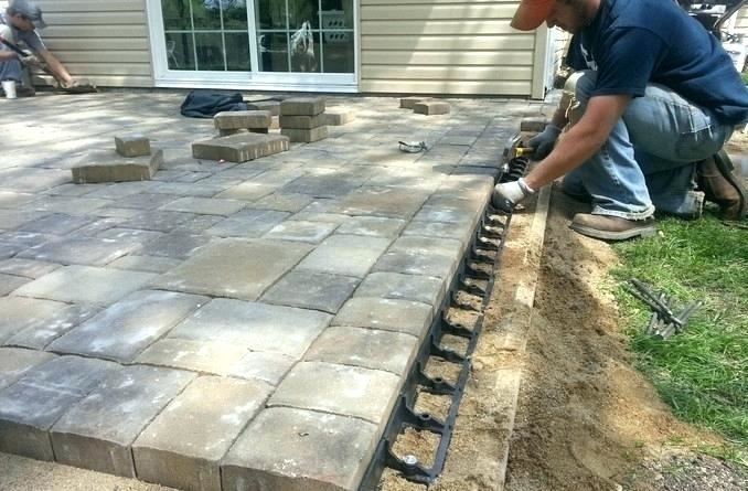 patio design ideas with pavers |