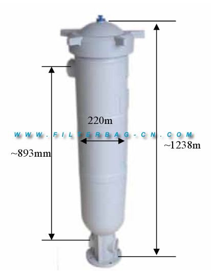 Fluid viscosity, filter cartridge used, and  expected dirt loading should be considered when sizing a filter