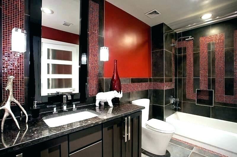 red black white bathroom ideas and gray decorating id