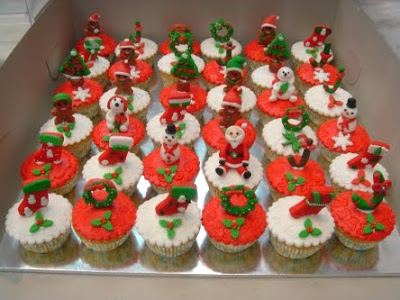 image number 26 of easy cupcake decoration ideas; Description; And  also easy christmas cupcakes