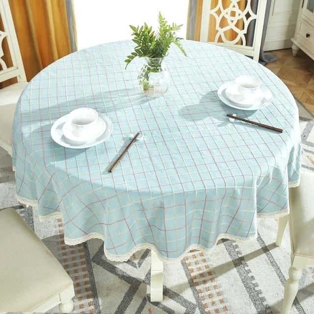 round christmas tablecloths