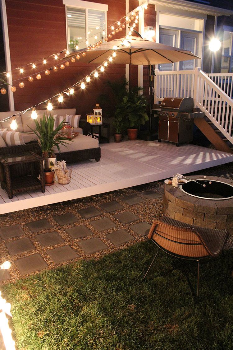 This would be an awesome layout for a brick/stone patio!