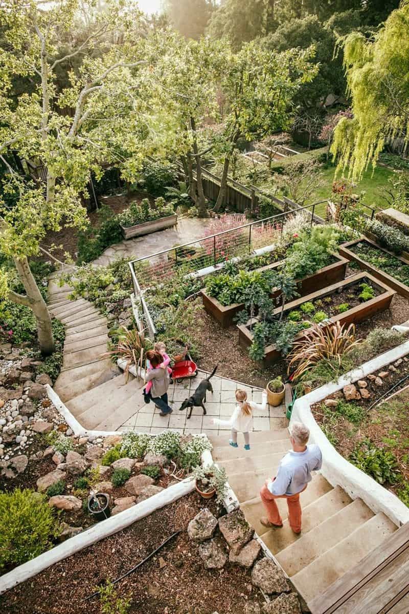 backyard hill landscaping ideas sloped yard landscape design garden  breathtaking for sloping steep ba