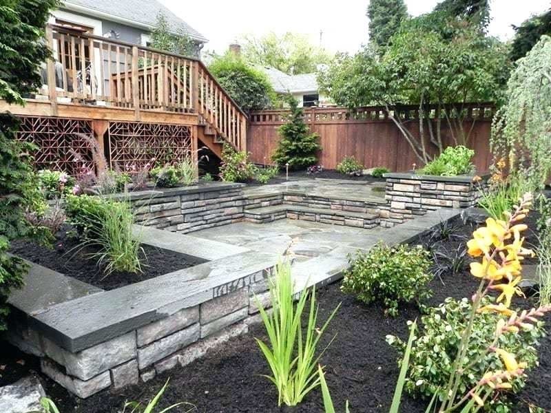 sloped front yard landscaping ideas sloped backyard landscaping ideas backyard makeover on sloped backyard makeover cheap