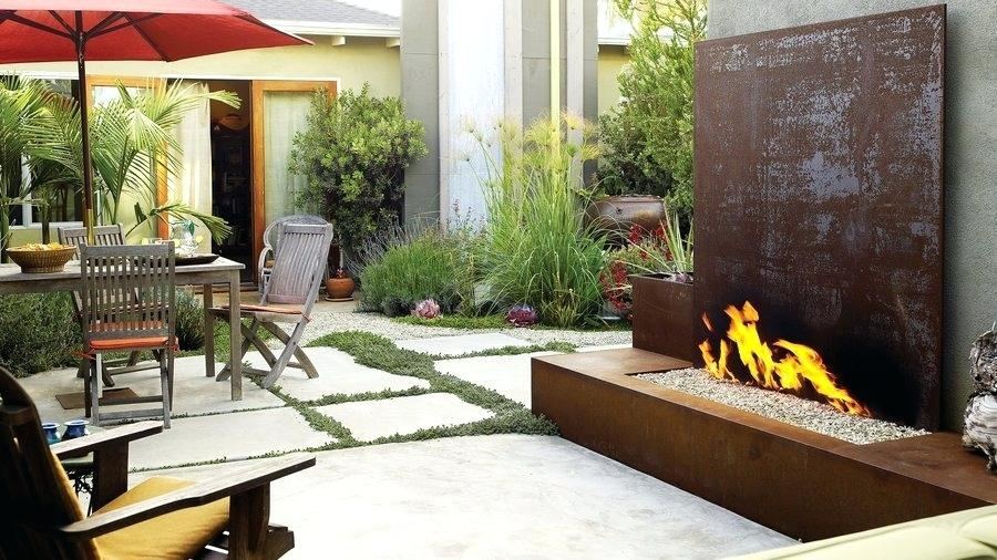 If you don't have a  lot of space, it's hard to know how to fit a patio table, chairs, a fire pit,
